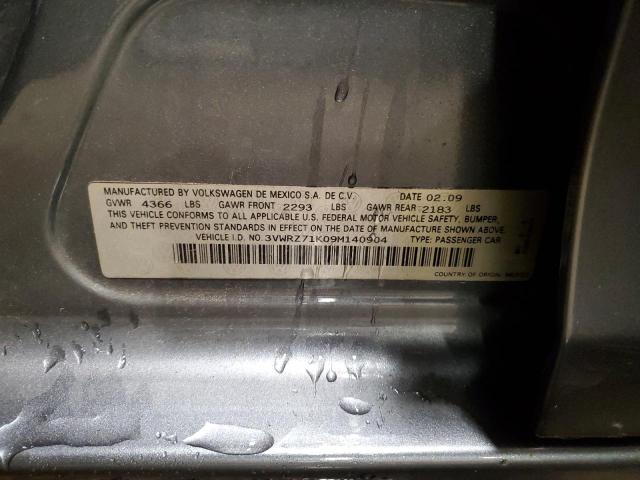 2009 Volkswagen Jetta Se VIN: 3VWRZ71K09M140904 Lot: 61477364