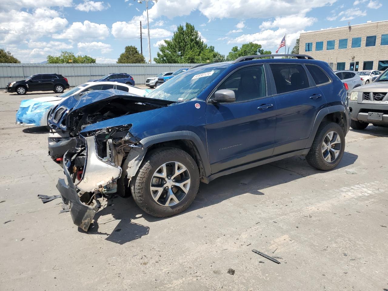 2018 Jeep Cherokee Trailhawk vin: 1C4PJMBX8JD559979