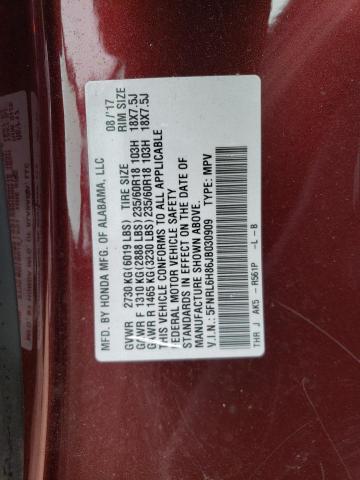2018 HONDA ODYSSEY TO - 5FNRL6H86JB030909