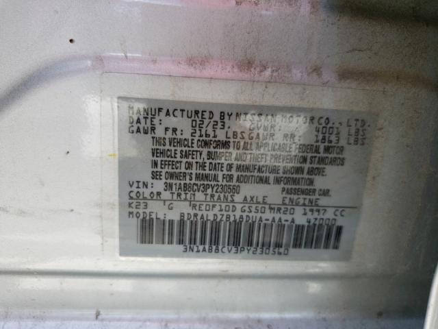 2023 Nissan Sentra Sv VIN: 3N1AB8CV3PY230560 Lot: 62252304