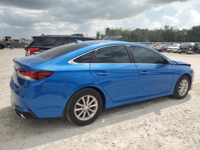 HYUNDAI SONATA SE 2018 blue  gas 5NPE24AF1JH699783 photo #4