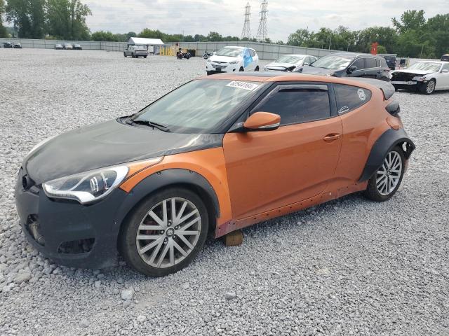 HYUNDAI VELOSTER T 2013 orange  gas KMHTC6AE3DU099263 photo #1