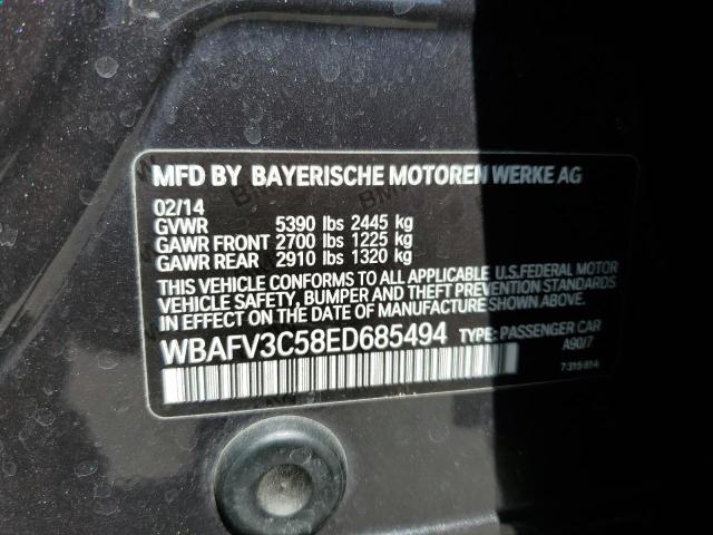 VIN WBAFV3C58ED685494 2014 BMW 5 Series, 535 D Xdrive no.12