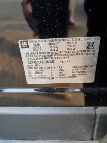 2018 CHEVROLET EQUINOX LT - 3GNAXSEV3JL259447