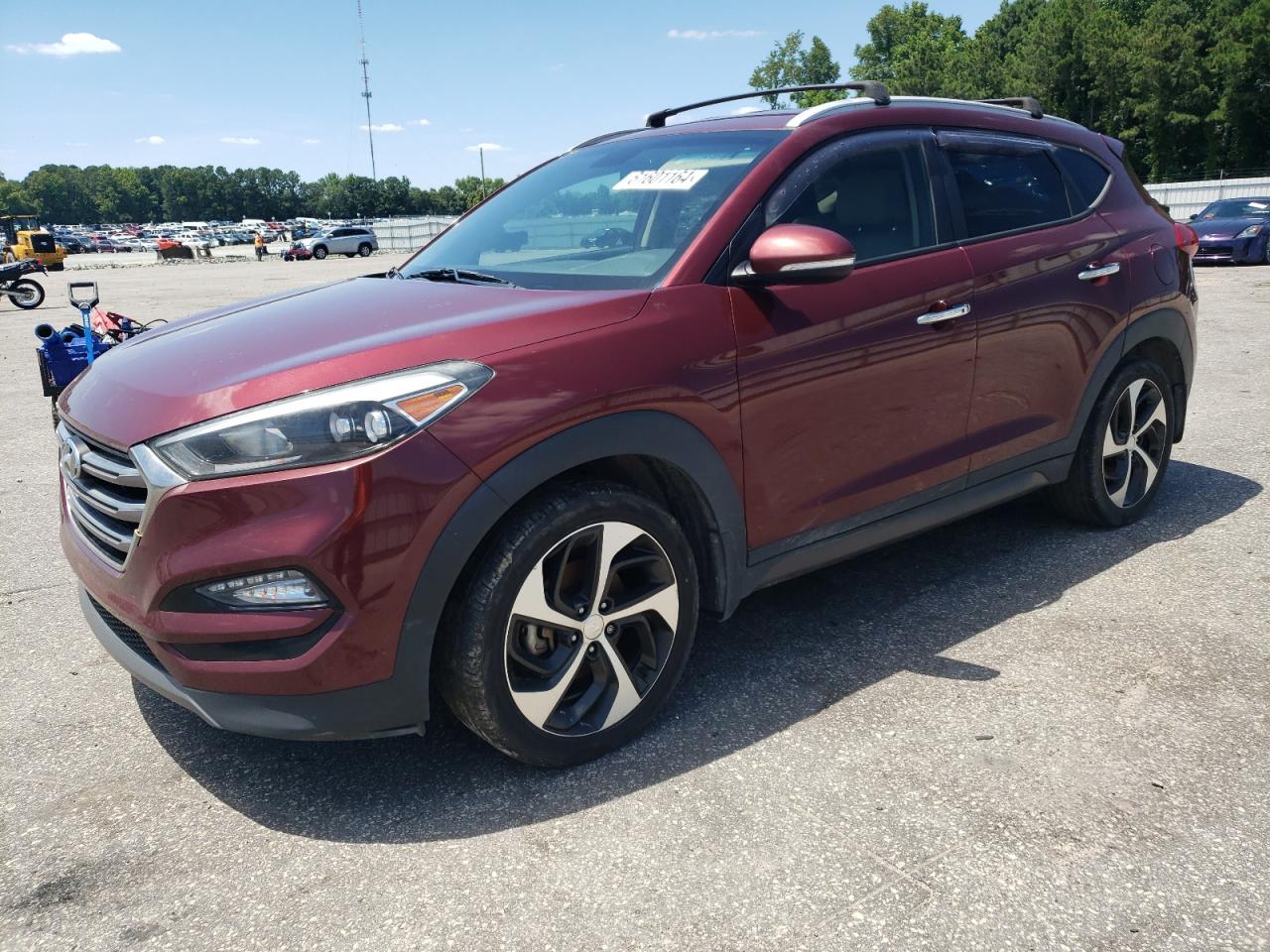 2016 Hyundai Tucson Limited vin: KM8J33A25GU250216