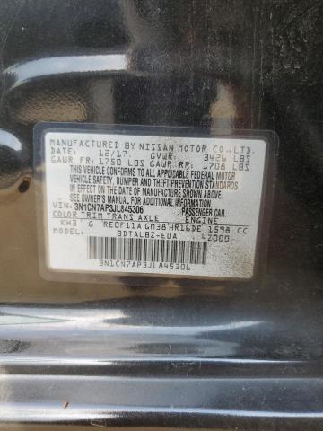 2018 NISSAN VERSA S - 3N1CN7AP3JL845306
