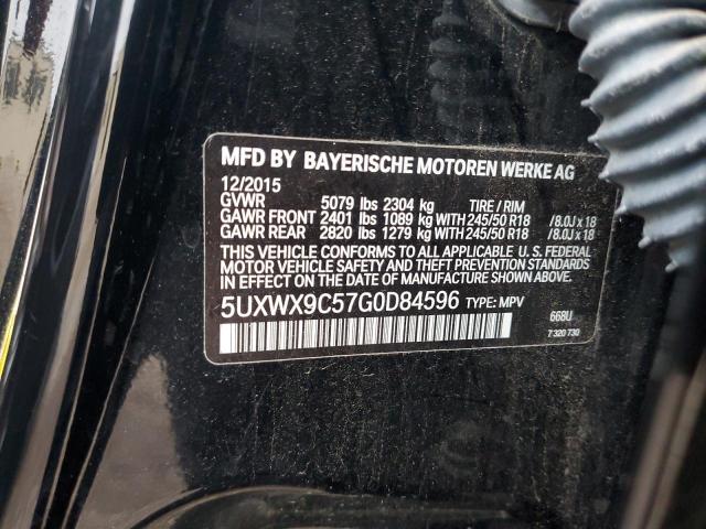 2016 BMW X3 XDRIVE2 - 5UXWX9C57G0D84596