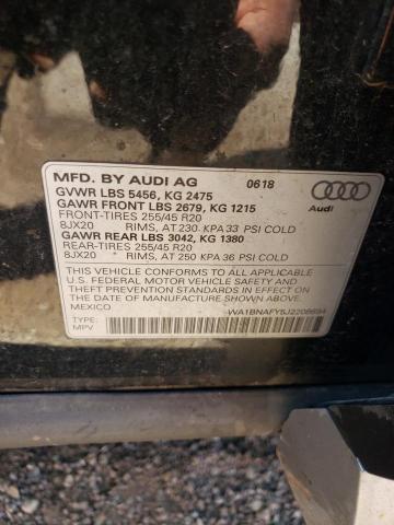 2018 AUDI Q5 PREMIUM - WA1BNAFY5J2208694