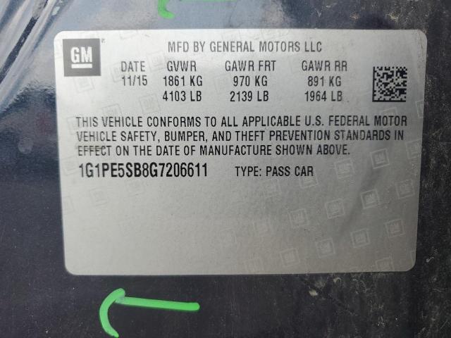 2016 CHEVROLET CRUZE LIMI - 1G1PE5SB8G7206611