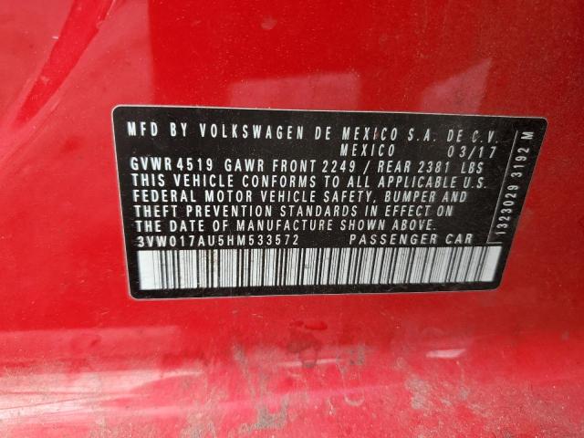 2017 VOLKSWAGEN GOLF SPORT - 3VW017AU5HM533572