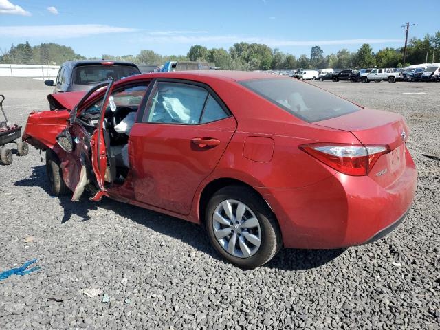 TOYOTA COROLLA L 2014 red  gas 2T1BURHE8EC010449 photo #3