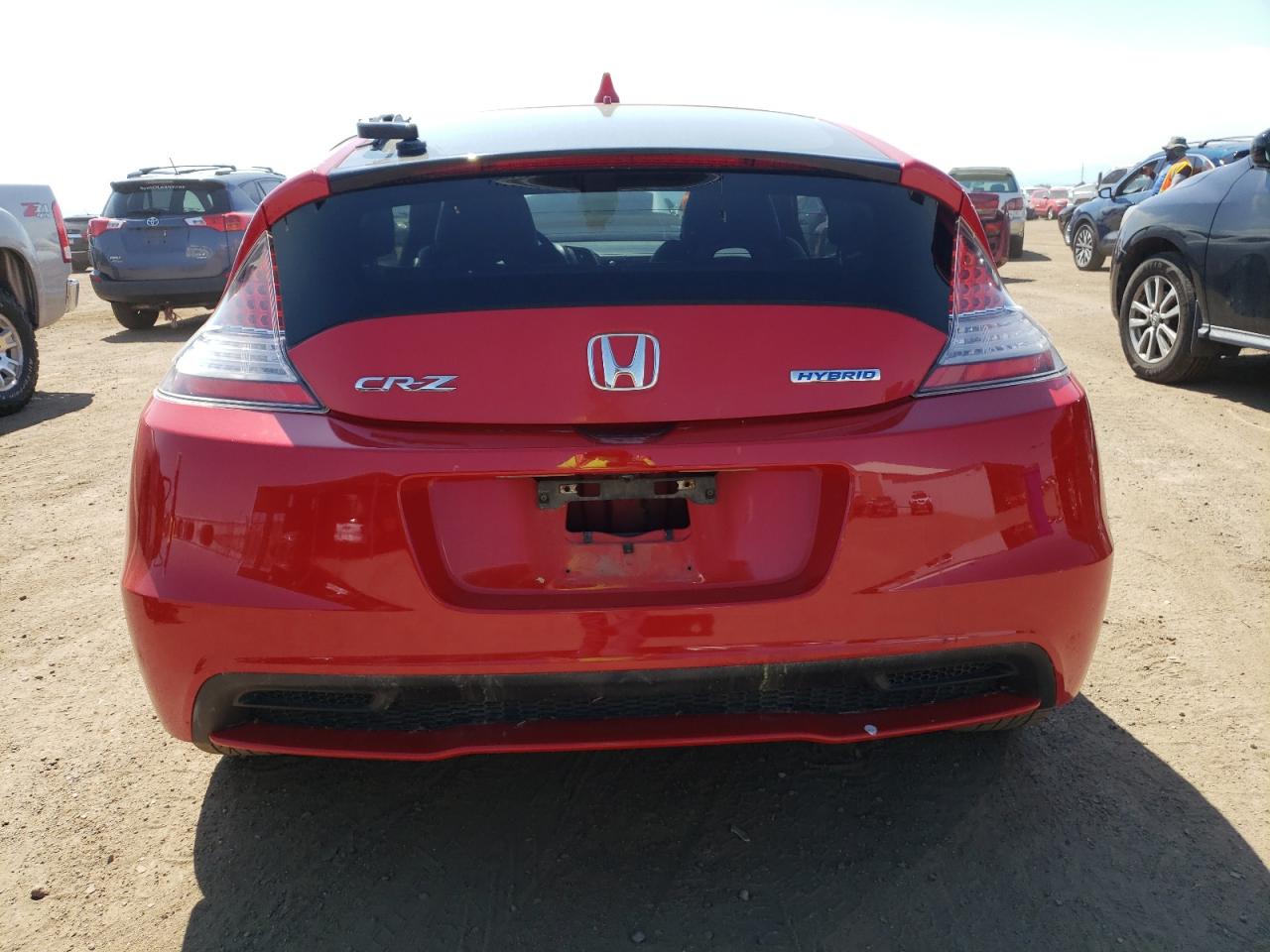 JHMZF1C65ES001117 2014 Honda Cr-Z Ex