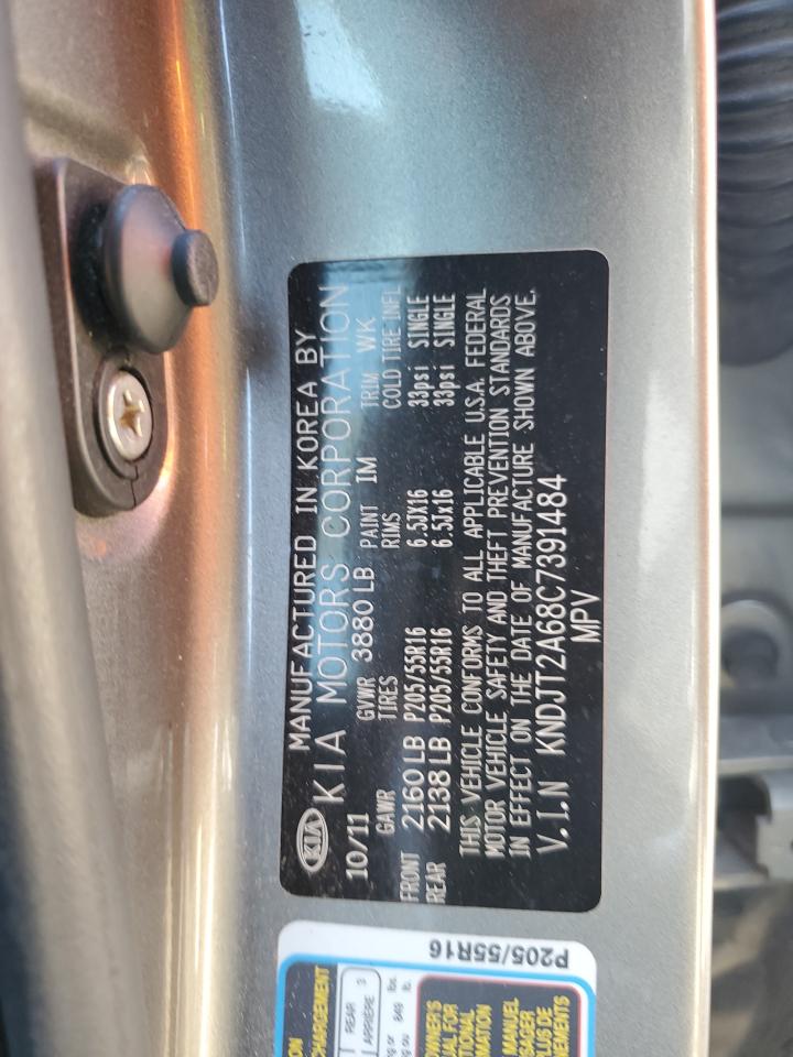 KNDJT2A68C7391484 2012 Kia Soul +