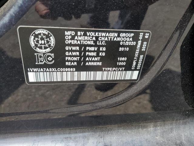 2020 VOLKSWAGEN PASSAT HIG 1VWUA7A3XLC009563