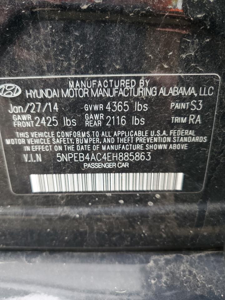 5NPEB4AC4EH885863 2014 Hyundai Sonata Gls