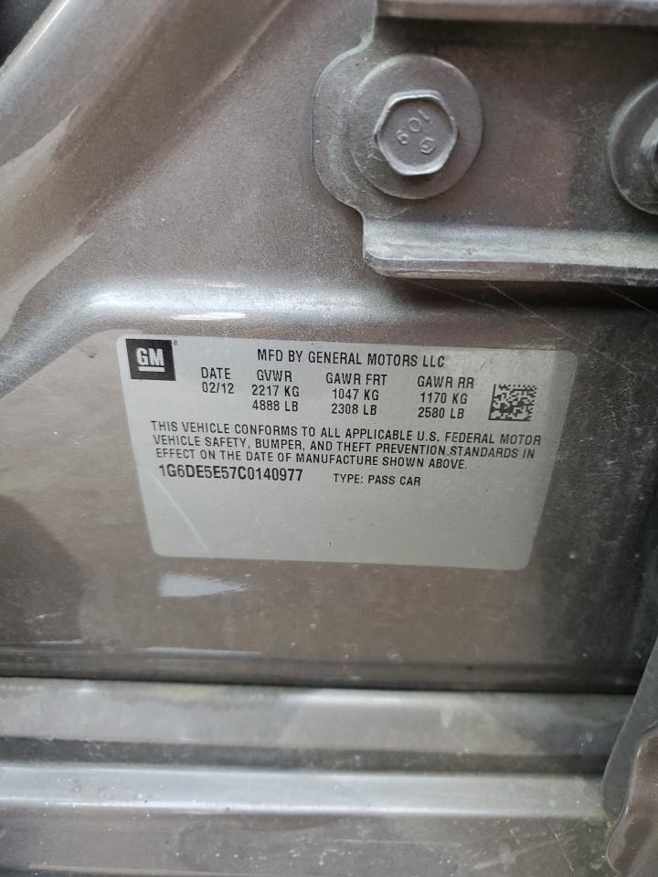 1G6DE5E57C0140977 2012 Cadillac Cts Luxury Collection