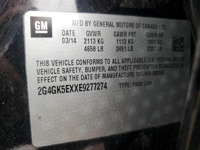 VIN 2G4GK5EXXE9277274 2014 Buick Regal no.12