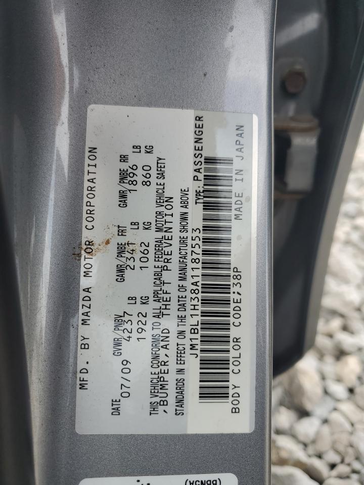 JM1BL1H38A1187553 2010 Mazda Speed 3