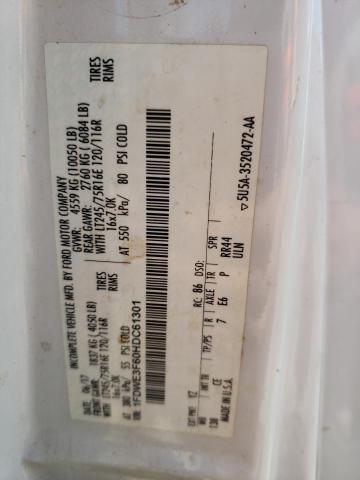 2017 Ford Econoline E350 Super Duty Cutaway Van VIN: 1FDWE3F60HDC61301 Lot: 61375924