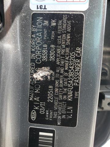 2011 Kia Forte Ex VIN: KNAFU5A23B5431205 Lot: 61770884