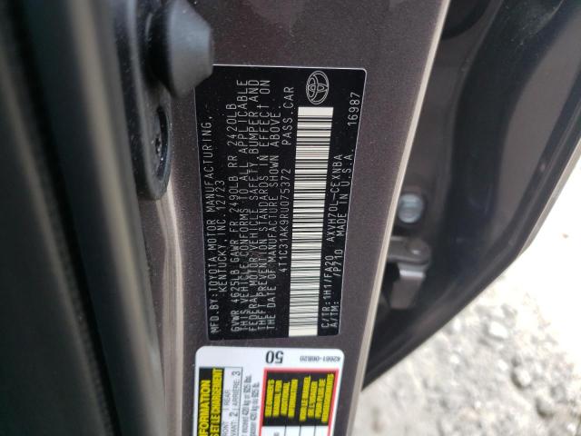 VIN 4T1C31AK9RU075372 2024 Toyota Camry, LE no.12