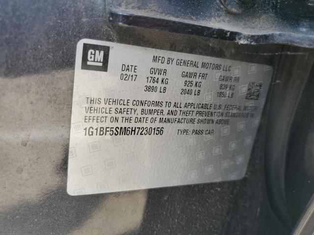 2017 CHEVROLET CRUZE PREM - 1G1BF5SM6H7230156