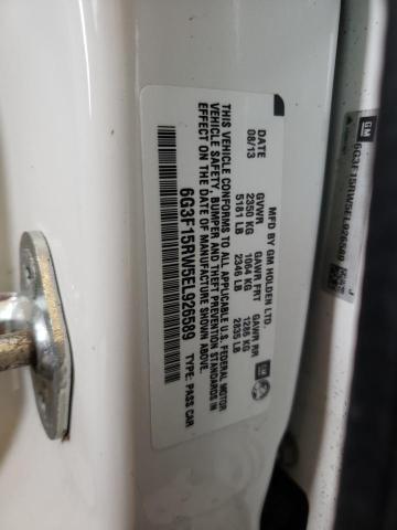 2014 Chevrolet Ss VIN: 6G3F15RW5EL926589 Lot: 62622954