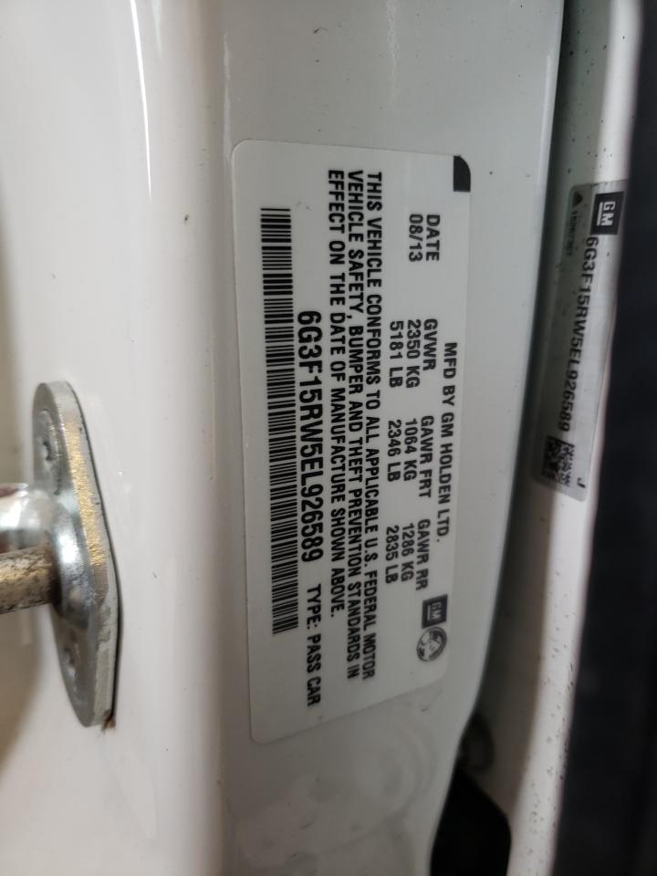 6G3F15RW5EL926589 2014 Chevrolet Ss