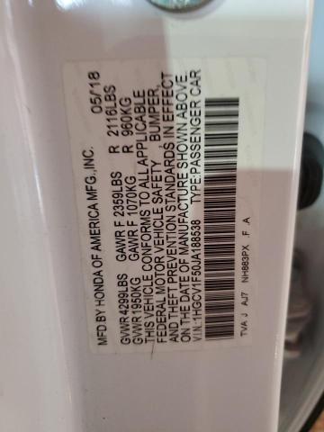 2018 HONDA ACCORD EXL - 1HGCV1F50JA188538