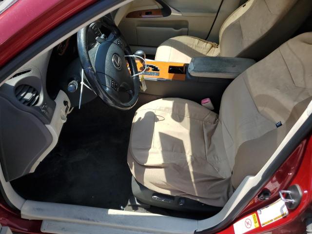 2009 Lexus Is 250 VIN: JTHBK262895104886 Lot: 62962014