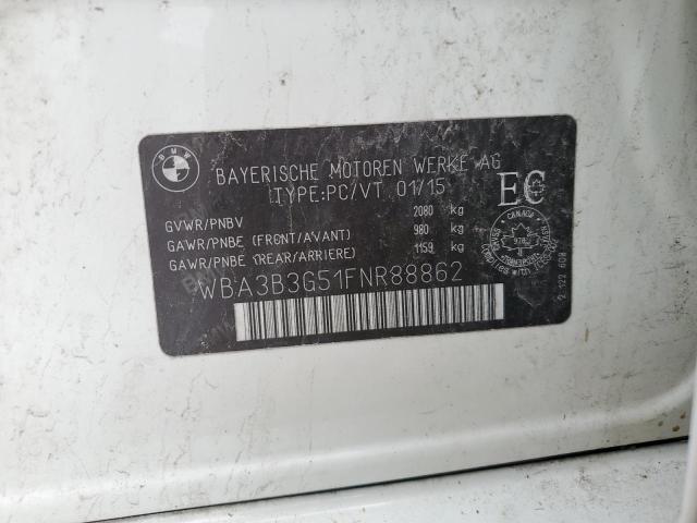 2015 BMW 328 XI - WBA3B3G51FNR88862