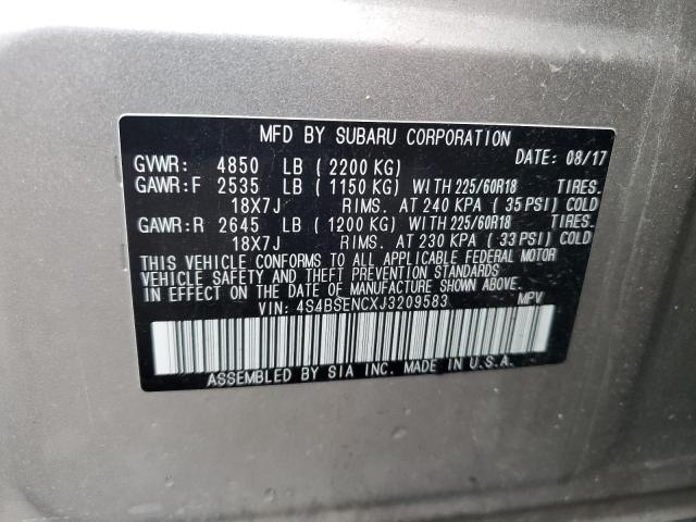 2018 SUBARU OUTBACK 3. - 4S4BSENCXJ3209583
