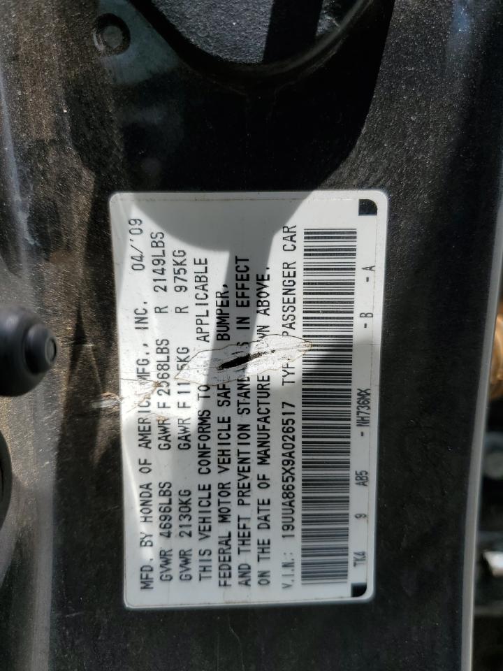 19UUA865X9A026517 2009 Acura Tl