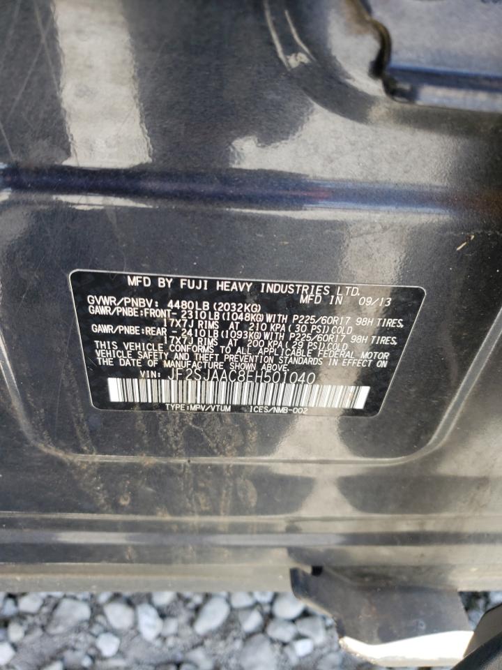 JF2SJAAC8EH501040 2014 Subaru Forester 2.5I