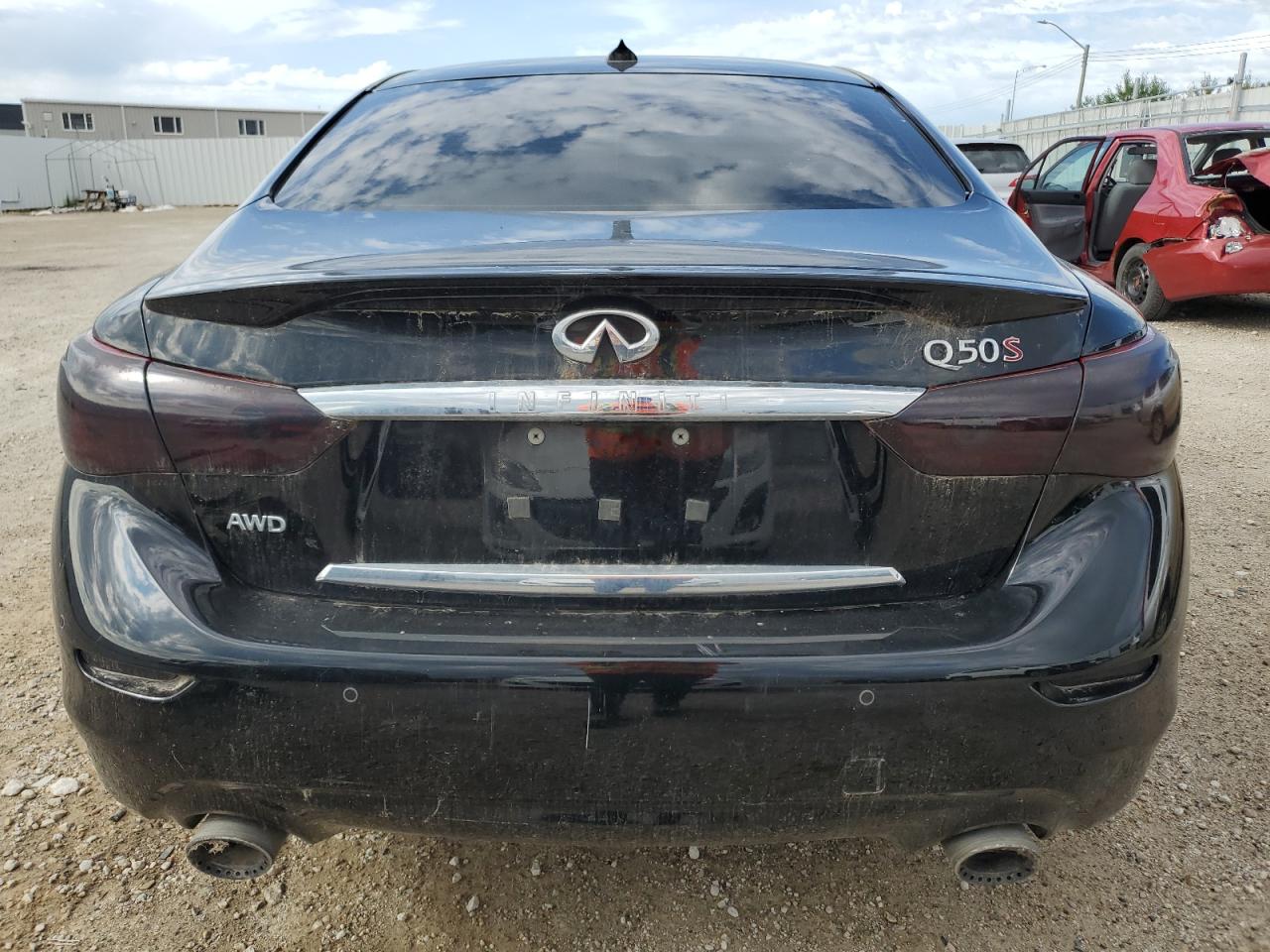 JN1FV7AR8GM451992 2016 Infiniti Q50 Red Sport 400