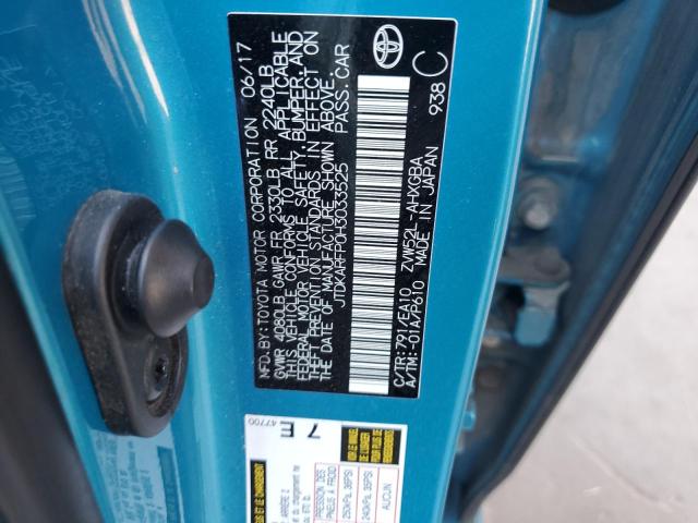 2017 Toyota Prius Prime VIN: JTDKARFP0H3033525 Lot: 61389394