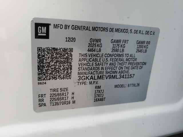 2021 GMC TERRAIN SL - 3GKALMEV9ML341157