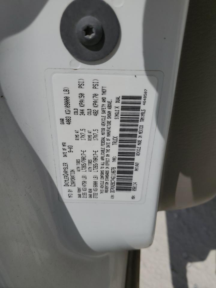 3D7KA28C74G110678 2004 Dodge Ram 2500 St