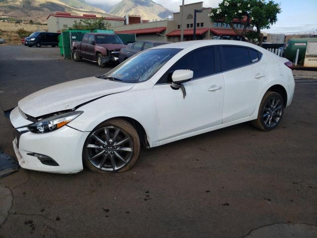 MAZDA 3 TOURING 2018 white  gas 3MZBN1V39JM203256 photo #1