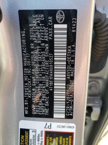 4T1BF1FK4HU810527 2017 TOYOTA CAMRY - Image 12