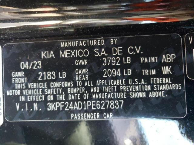 2023 KIA FORTE LX 3KPF24AD1PE627837  65003364