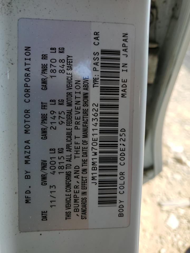 JM1BM1W70E1143622 2014 Mazda 3 Grand Touring