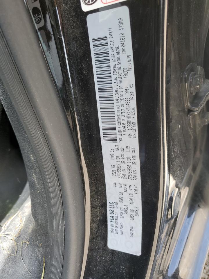 1C6SRFHTXKN524530 2019 Ram 1500 Limited