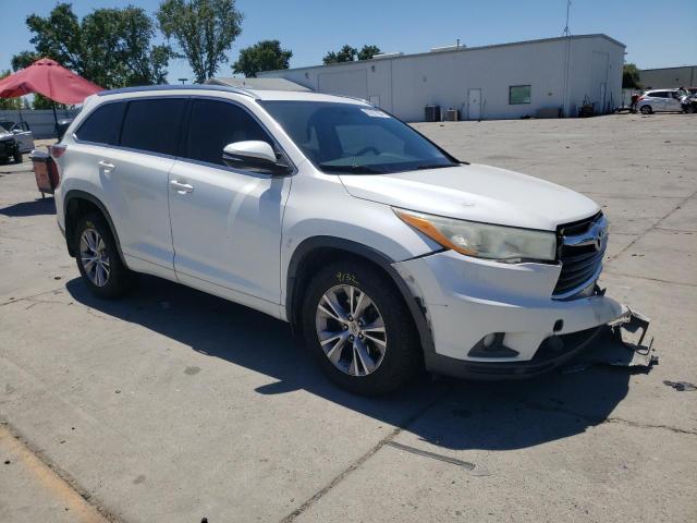 VIN 5TDJKRFH3ES040660 2014 Toyota Highlander, Xle no.4