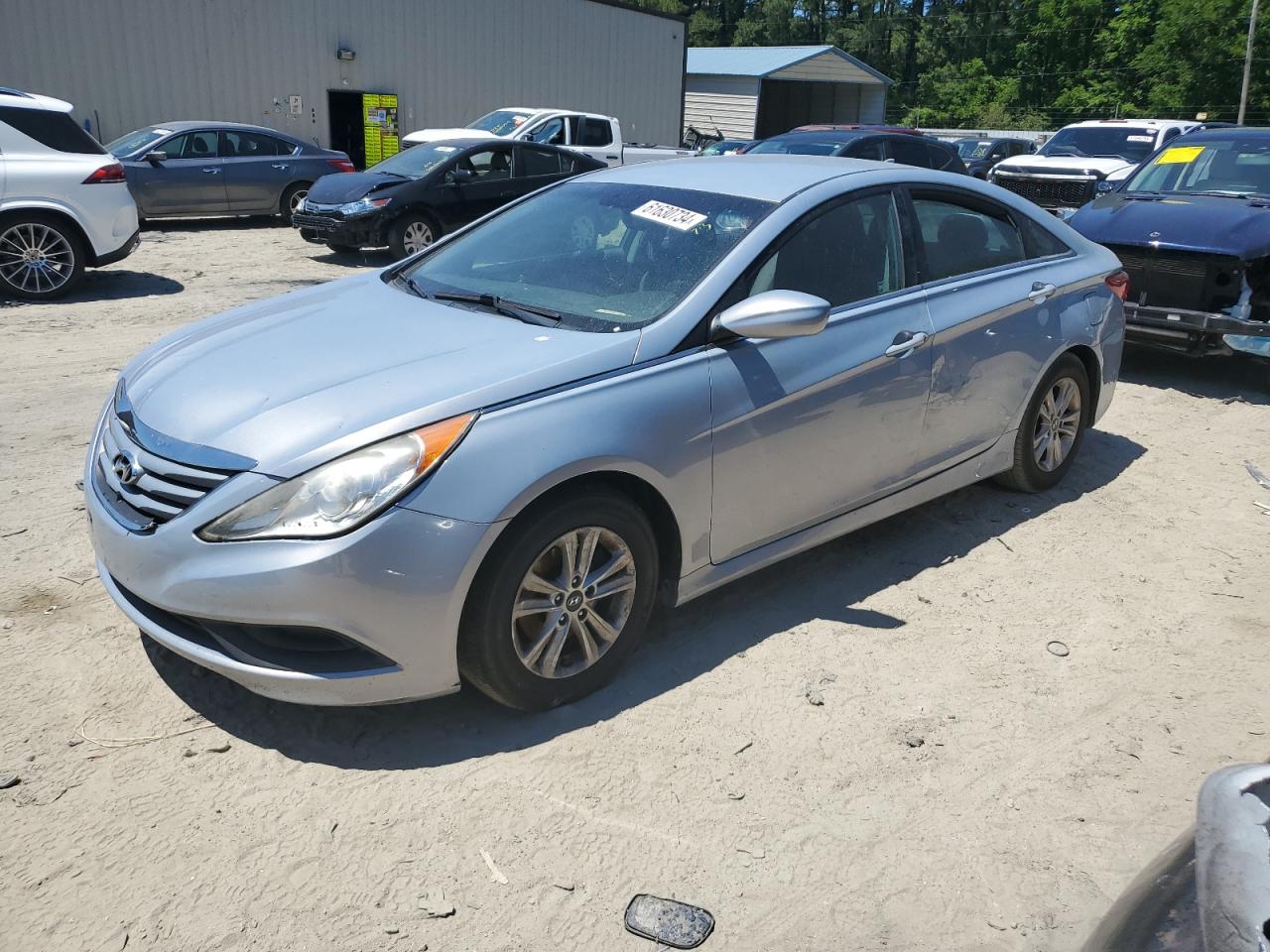 Lot #2735696789 2014 HYUNDAI SONATA GLS