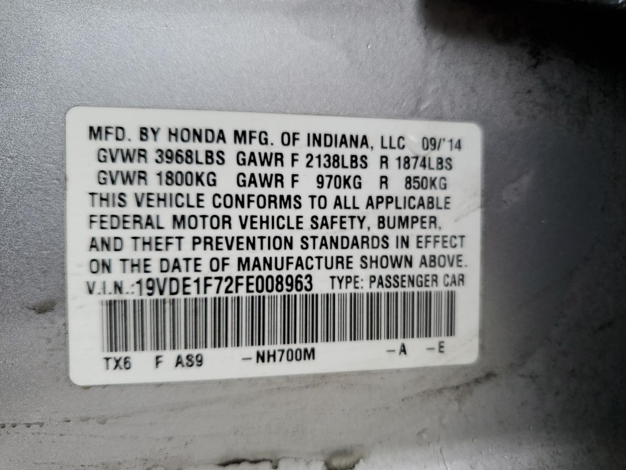 19VDE1F72FE008963 2015 Acura Ilx 20 Tech