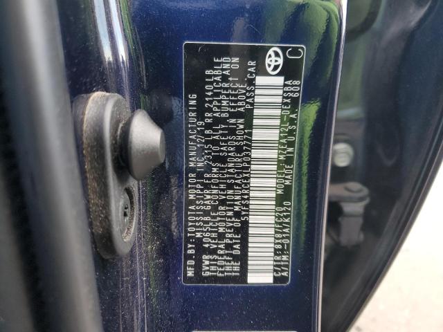 2020 TOYOTA COROLLA SE - 5YFS4RCEXLP037771