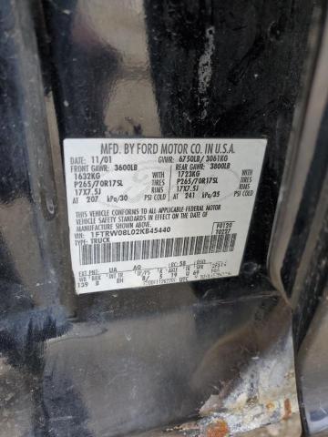 2002 Ford F150 Supercrew VIN: 1FTRW08L02KB45440 Lot: 61773124