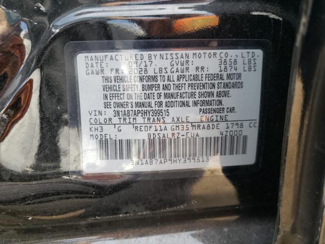 2017 Nissan Sentra S VIN: 3N1AB7AP9HY399515 Lot: 60517804