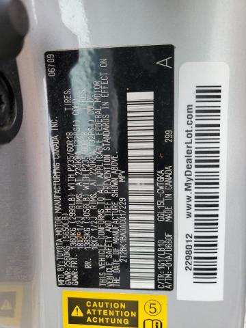 2010 Lexus Rx 350 VIN: 2T2BK1BA3AC017229 Lot: 61342724